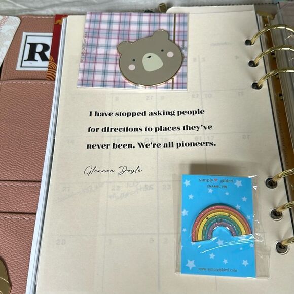 Simply Gilded Enamel Pin and magnet NEW bundle - Picture 1 of 7